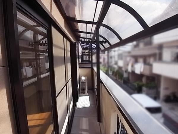 Balcony. Sunny balcony