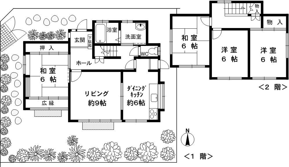 Floor plan. 23 million yen, 4LDK, Land area 203.3 sq m , Building area 108.19 sq m
