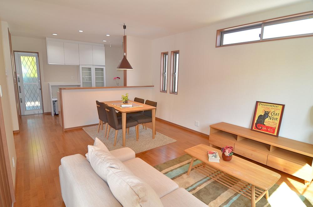 Model house photo. Our construction cases