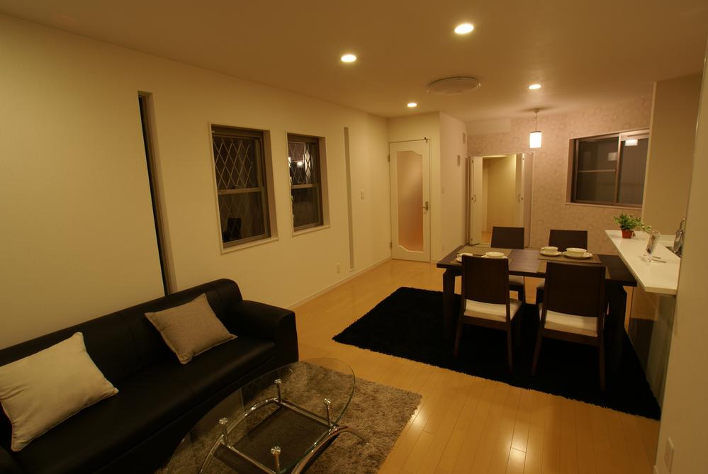 Model house photo. Our construction cases