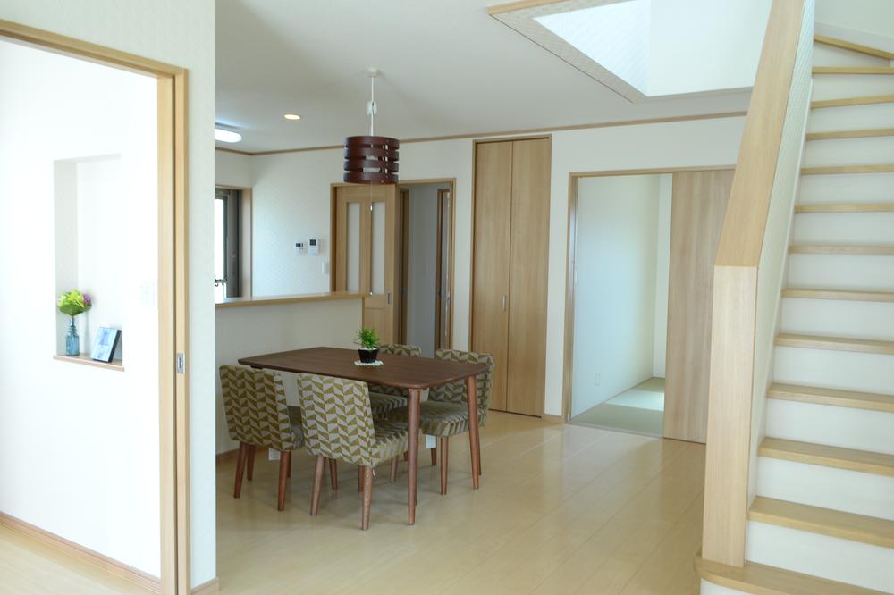 Model house photo. Our construction cases