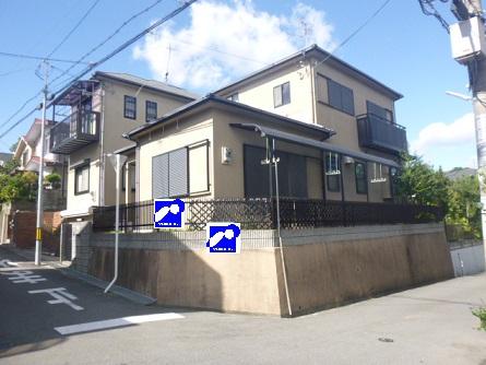 Local appearance photo. Southwest corner lot! Your preview of a new life in a calm residential neighborhood to be looking at the mountain because it is currently vacant house also please feel free ◎