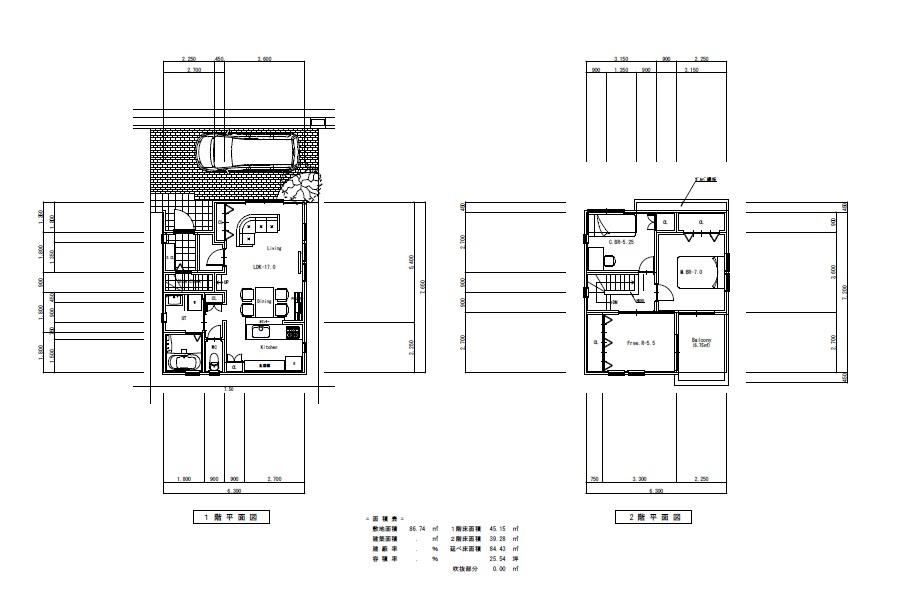 Other building plan example. ・ All eight sections of the subdivision ・ All compartment design freedom ・ Neighborhood model house tour Allowed