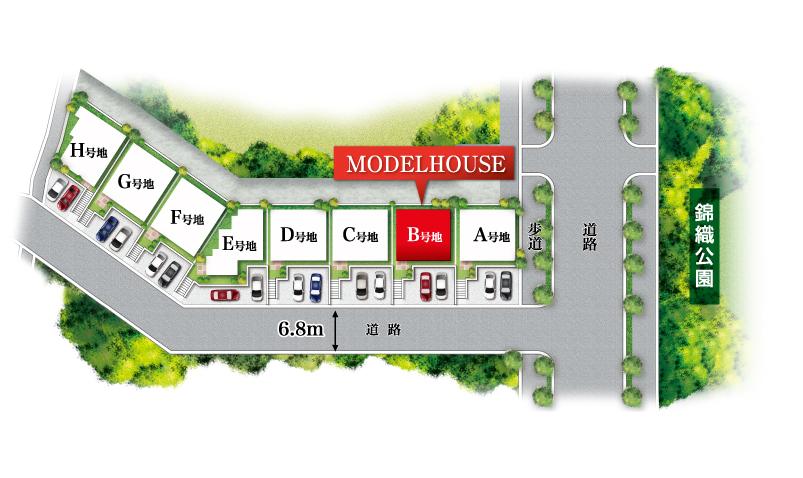 The entire compartment Figure. About 37 ~ Because it is spacious compartment layout of 40 square meters, Plenty or secure a parking space, You can realize some of garden life. Also, Order to be able to spend without worrying about the neighborhood of sound, It spacious and comfortable could live.
