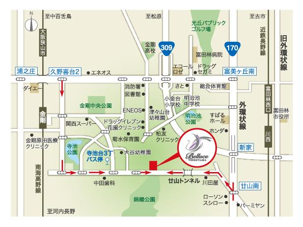 Local guide map. comfortable, And healing of certain convenience rich surrounding environment