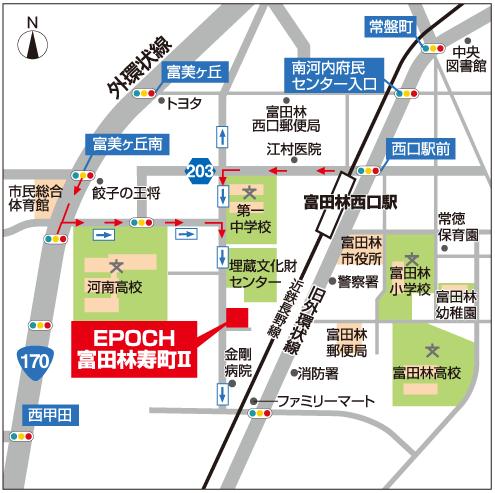 Local guide map. (Local guide map)