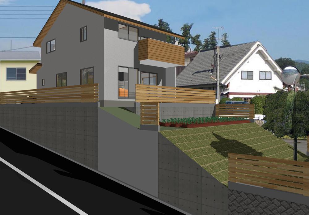 Building plan example (floor plan). Building plan example Multi-purpose space and, Wood deck is standard equipment