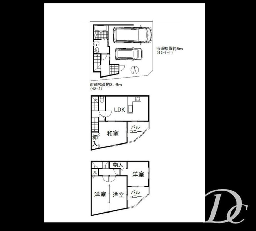 Floor plan. 26,300,000 yen, 3LDK, Land area 51.79 sq m , Building area 80.95 sq m