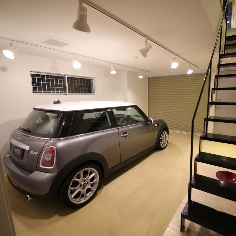 Building plan example (introspection photo). First floor garage. Garage can be used in multi-purpose not only.