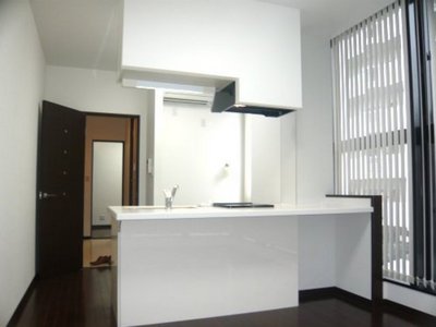 Living and room. Counter Kitchen