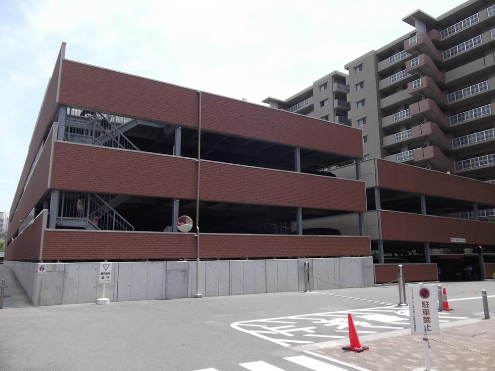 Parking lot. Common areas