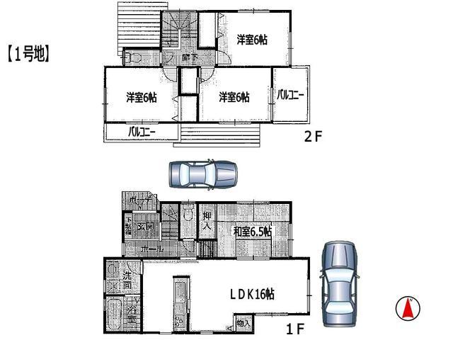 Floor plan. 33,800,000 yen, 4LDK, Land area 112.16 sq m , Building area 94.77 sq m