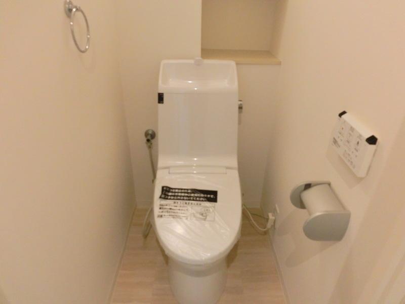 Toilet. The toilet, With Washlet.