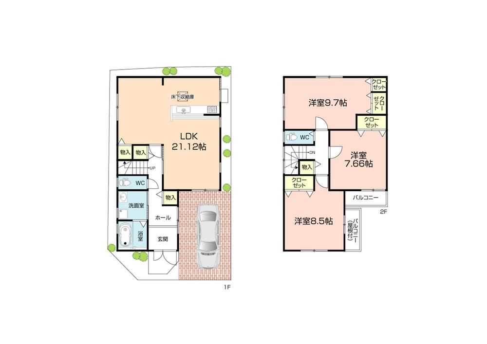 Floor plan. Mark the king's