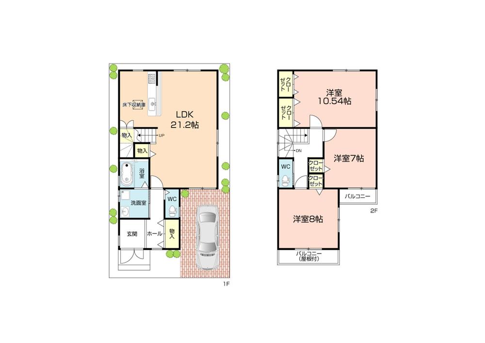 Floor plan. Mark the king's