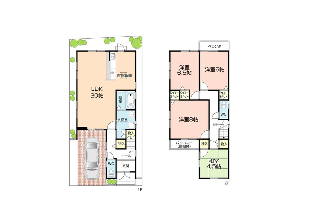 Floor plan. Mark the king's