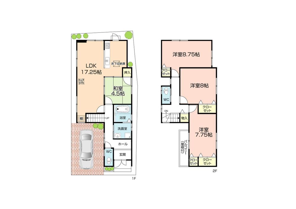 Floor plan. Mark the king's