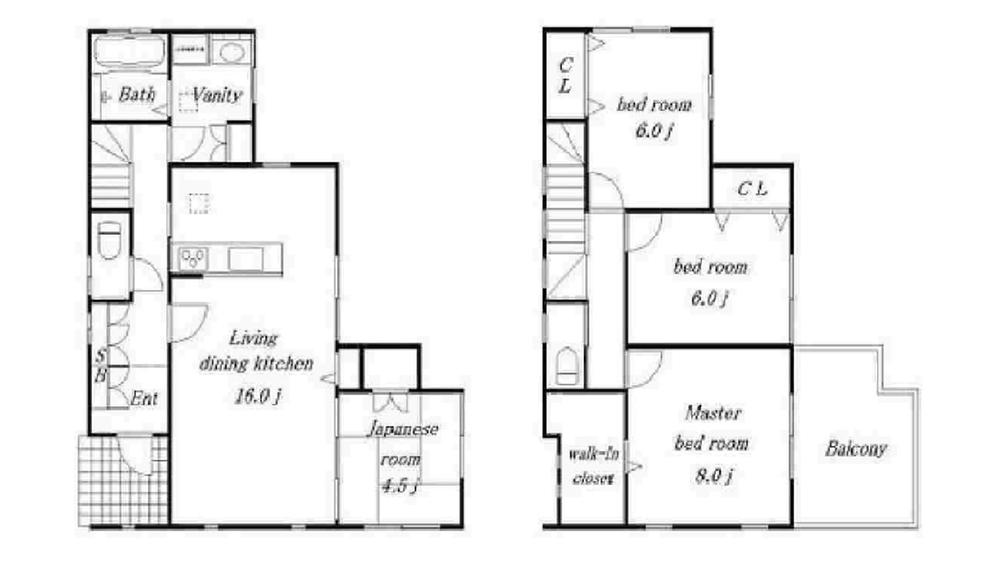 Floor plan. 31,800,000 yen, 4LDK, Land area 134.48 sq m , Building area 104.62 sq m