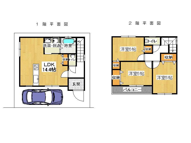 Building plan example (floor plan). Building plan example Building price 14.8 million yen Building area 81.00 sq m