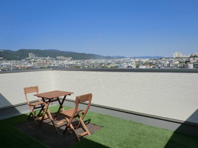 View photos from the dwelling unit. View from the site (October 2013) Shooting