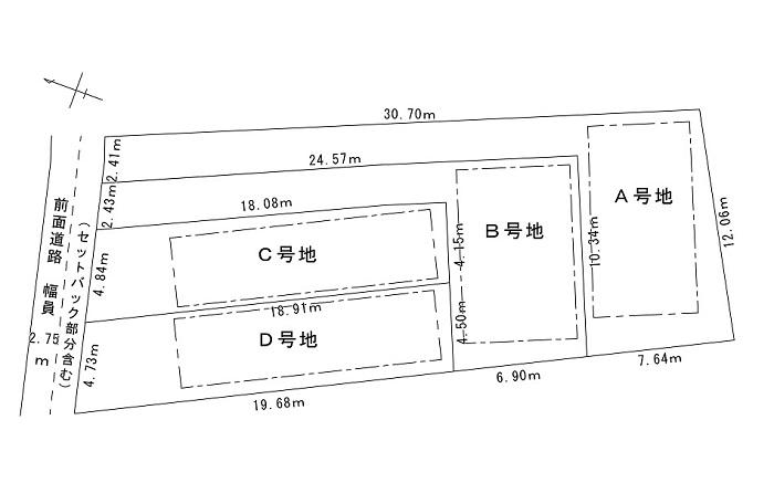Compartment figure. 28.8 million yen, 3LDK, Land area 112.46 sq m , Building area 97.2 sq m all 4 compartment