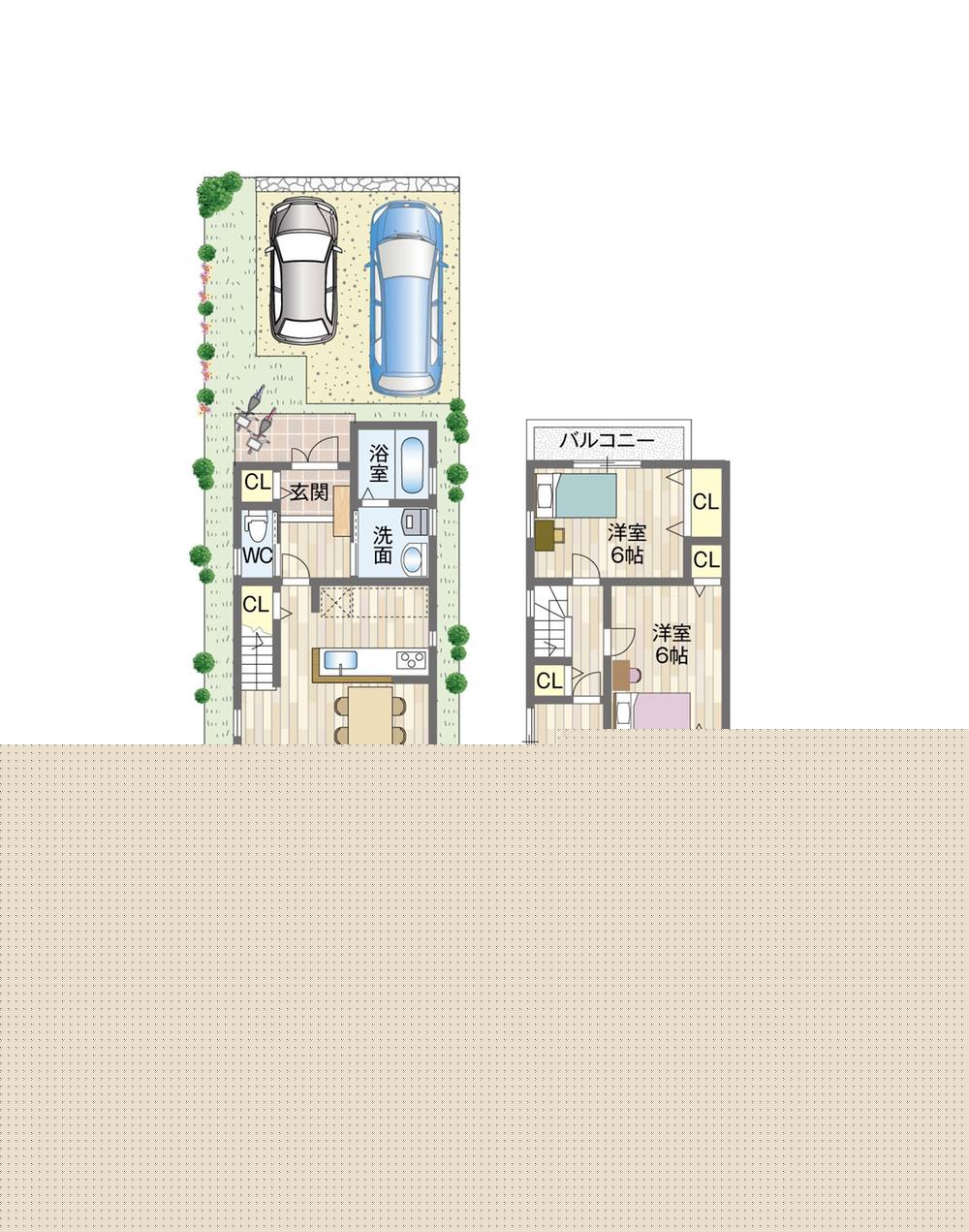 Building plan example (floor plan)