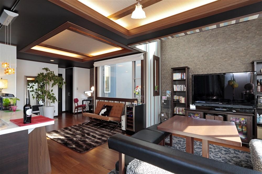 Building plan example (introspection photo).  [Our construction cases] It is everywhere in shiny sticking residence. The ceiling of change in each space as frame. Soft and soft light for us cod calm to the room.