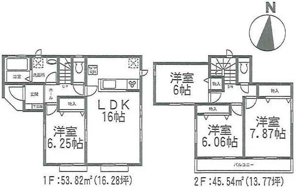 Floor plan. 36,800,000 yen, 4LDK, Land area 105.84 sq m , Building area 99.36 sq m
