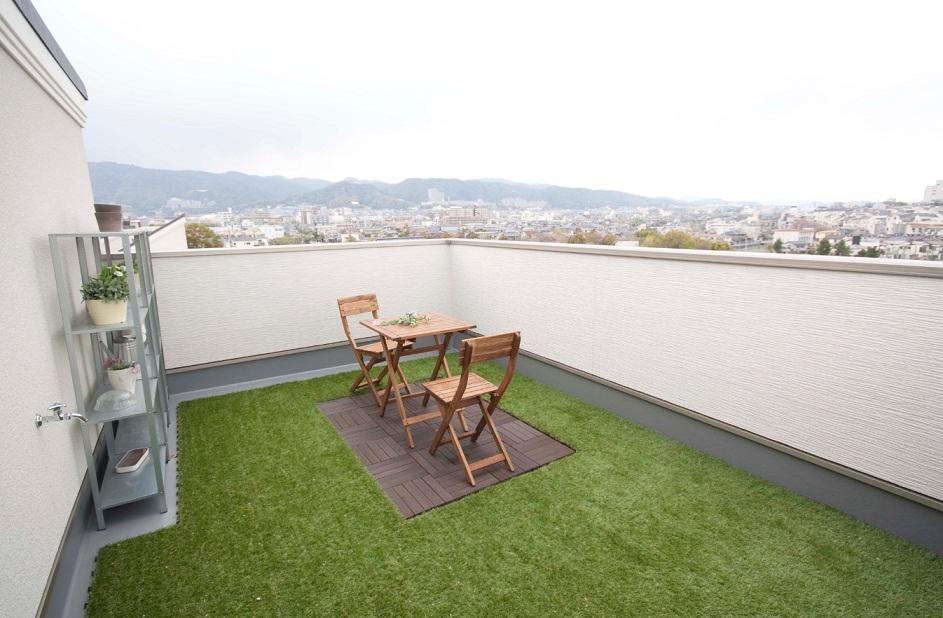 Building plan example (introspection photo). ■ ■ dining ■ ■ Rooftop view preeminent! Since the very wide, You can also gardening space. Even as a playground for children, Even to take a nap of Papa ...