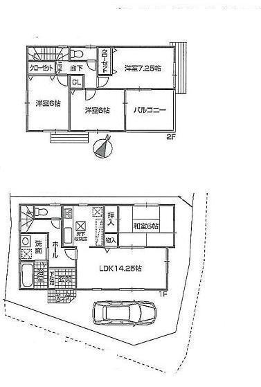 Floor plan. 33,900,000 yen, 4LDK, Land area 94.62 sq m , Building area 94.76 sq m