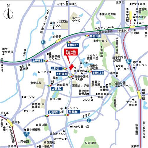 The entire compartment Figure. Common stage Higashitoyonaka local access view