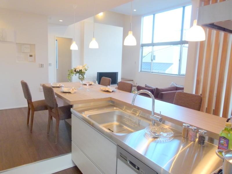 Kitchen. We are living as seen from the kitchen.