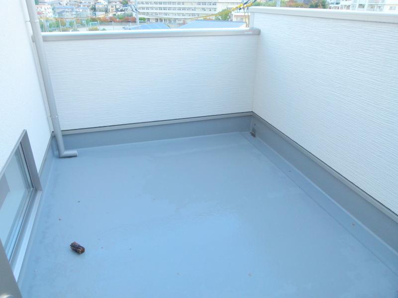 Balcony. Also there is a balcony on the second floor.