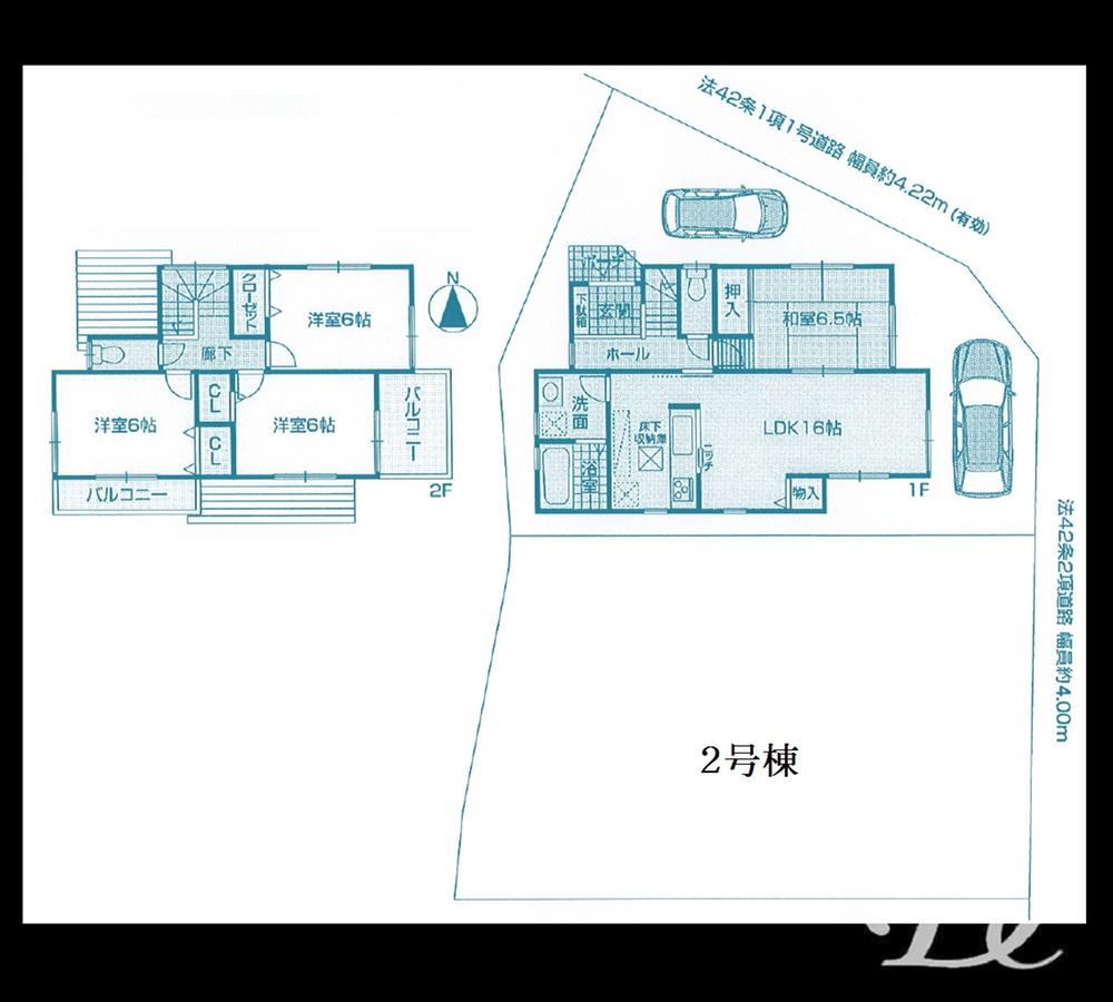 Floor plan. 33,800,000 yen, 4LDK, Land area 112.16 sq m , Building area 94.77 sq m 1 Building