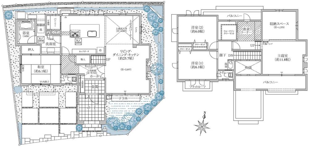 Floor plan. In addition to the undergrounding, 5.7m ~ Wide road 6.7m width of is such an open feeling and green space agreement, It has been made various efforts for the beautiful city planning.