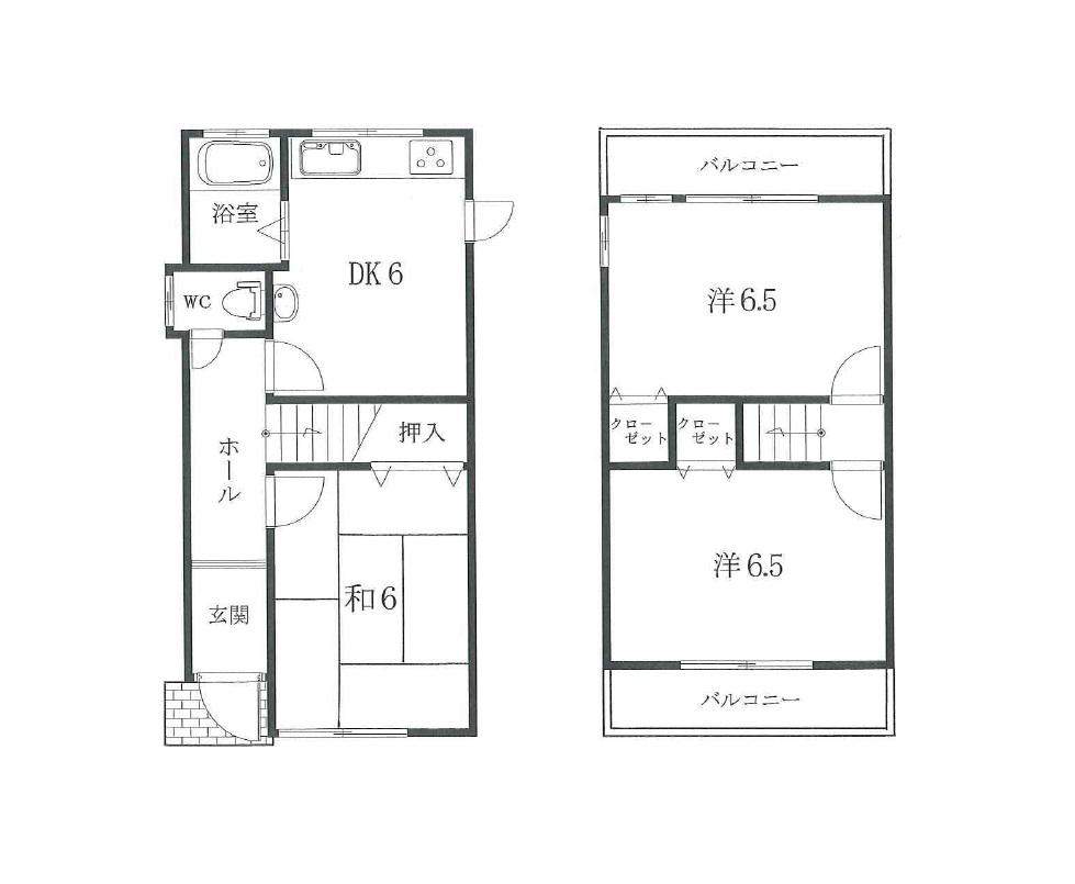 Floor plan. 16.8 million yen, 3DK, Land area 41.51 sq m , House building area 52.49 sq m full renovation! Guests move immediately unnecessary care! Parkland near, It is the location where you can quietly living.