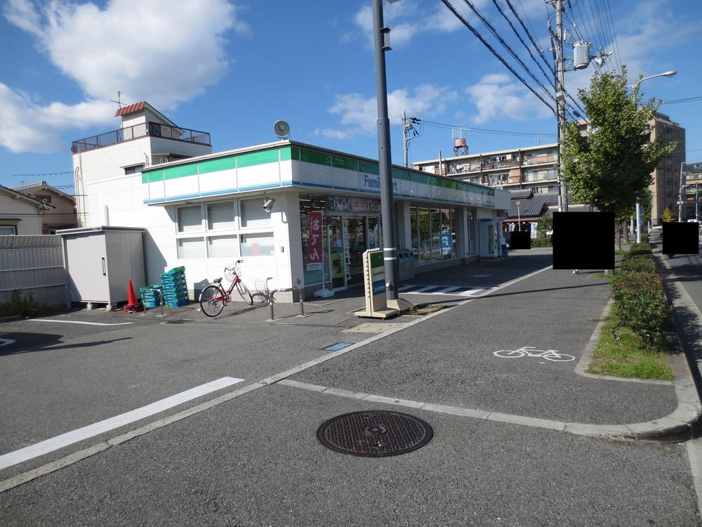 Sale already cityscape photo. FamilyMart is very convenient located in the near meat.
