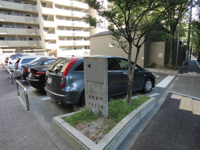 Parking lot. Common areas