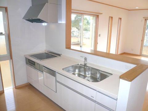 Same specifications photo (kitchen). Kitchen image is a photo. It is counter kitchen of fashion now.