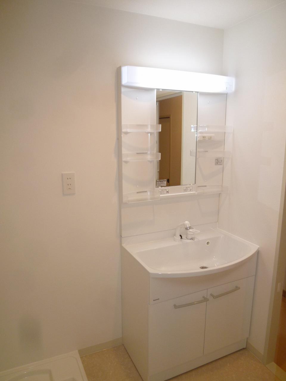 Wash basin, toilet. ・ We had made vanity