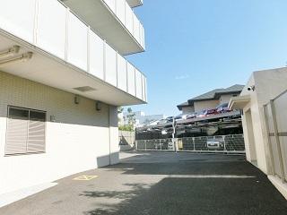 Parking lot. Common areas