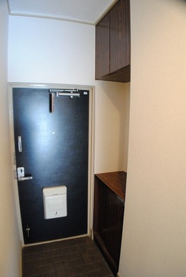 Entrance. It is with a big shoe box in the foyer