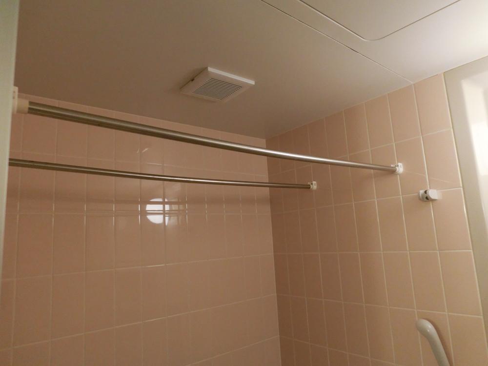 Bathroom. With bathroom dryer.