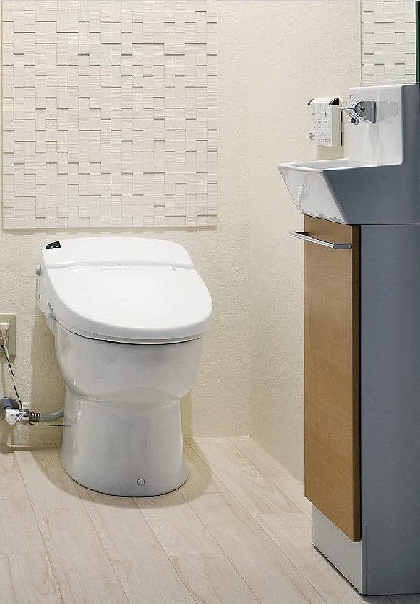 Toilet. Tankless toilet
