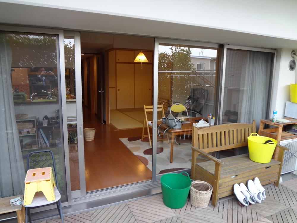 Garden. Photo from a private garden to the dwelling unit In order to position on a hill, I do not see the room from passers