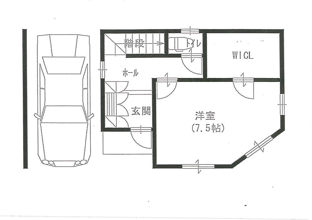 Floor plan. 26,800,000 yen, 4LDK, Land area 59.6 sq m , Building area 100.72 sq m 1F