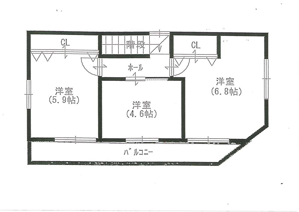 Floor plan. 26,800,000 yen, 4LDK, Land area 59.6 sq m , Building area 100.72 sq m 3F