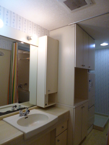 Washroom. Yes storage rack