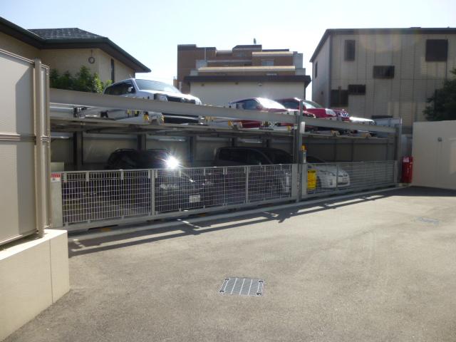 Parking lot. Common areas