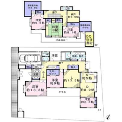 Floor plan. Toyonaka, Osaka Ueno Higashi 3-chome